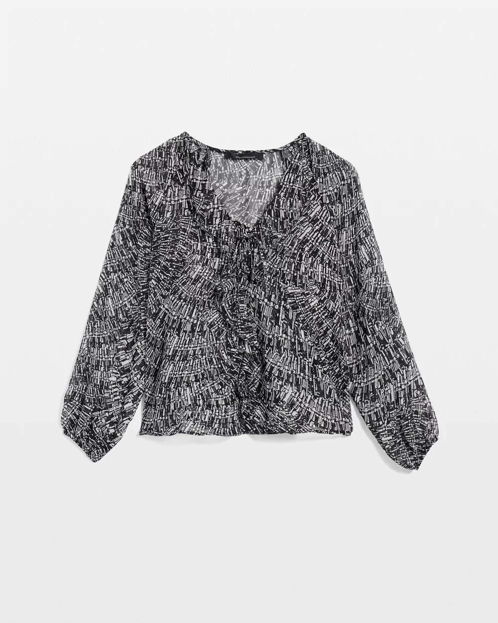 Ruffle Front Blouse