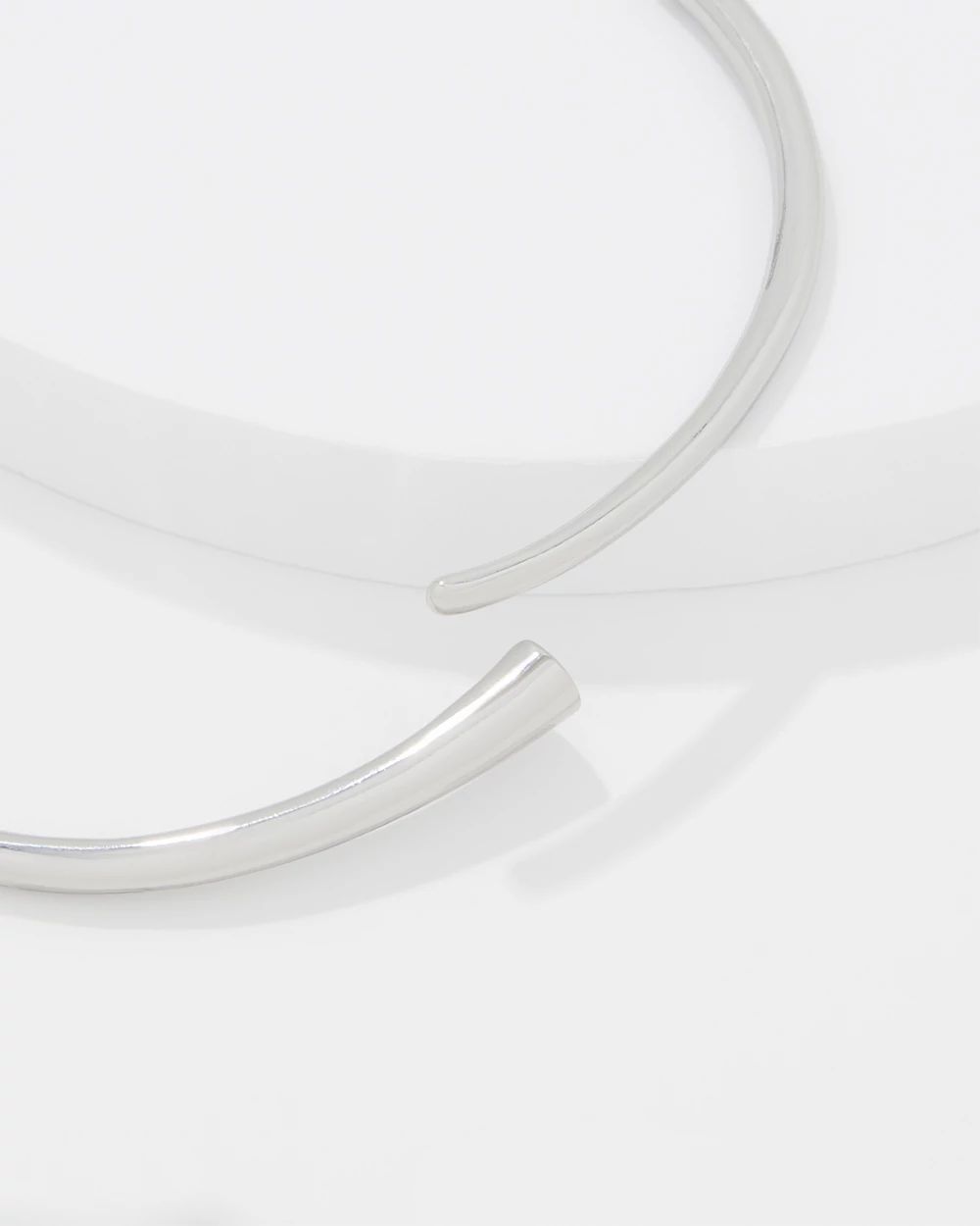 Silver Sculptural Collar