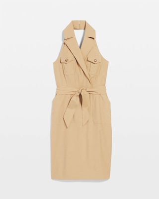 Trench Wrap Mini Dress click to view larger image.