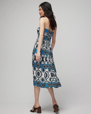 Strapless Knit Fit & Flare Dress