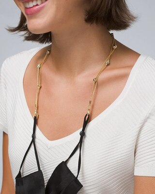 The WHBM Convertible Mask Necklace