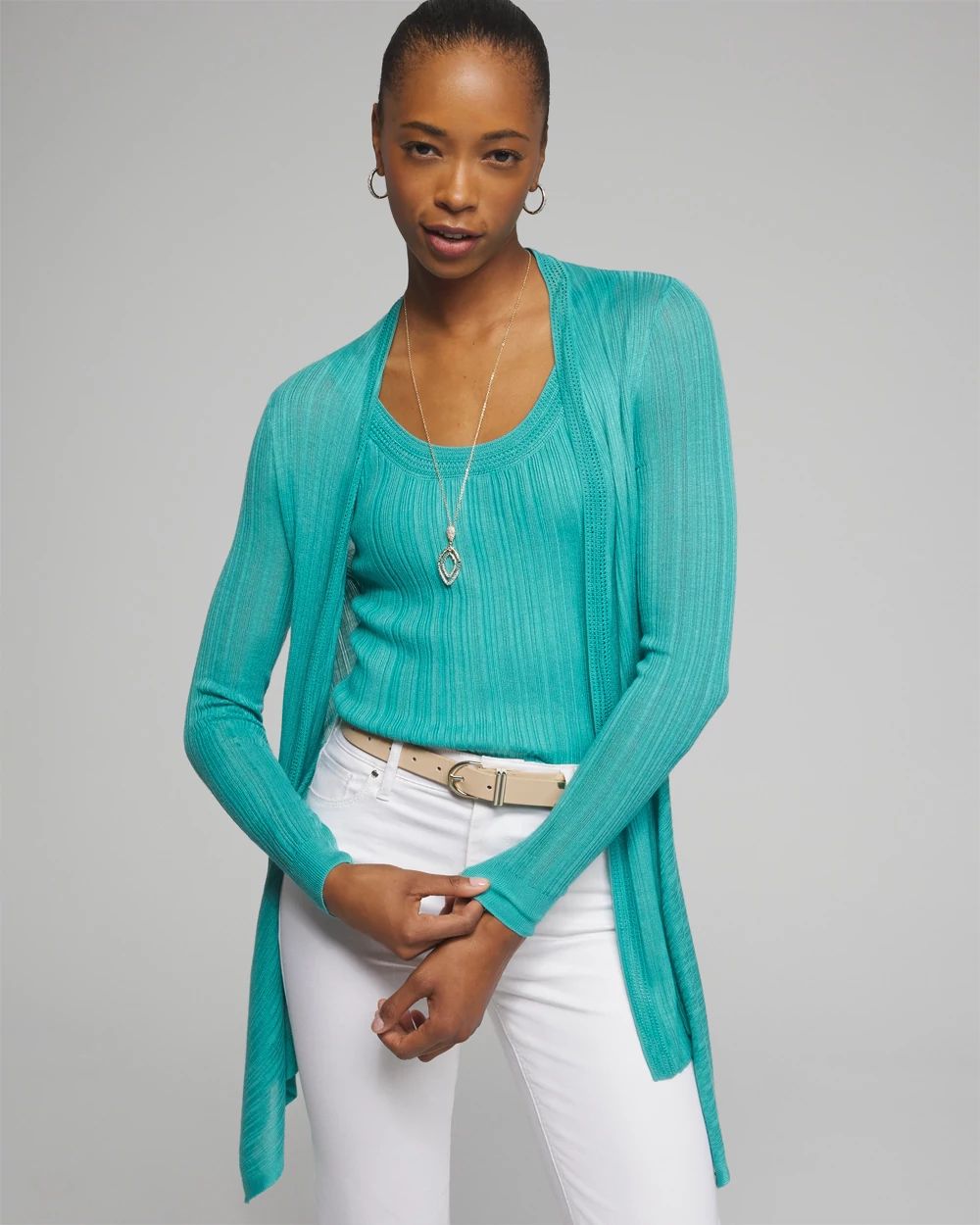 Outlet WHBM Stitch Flyaway Coverup