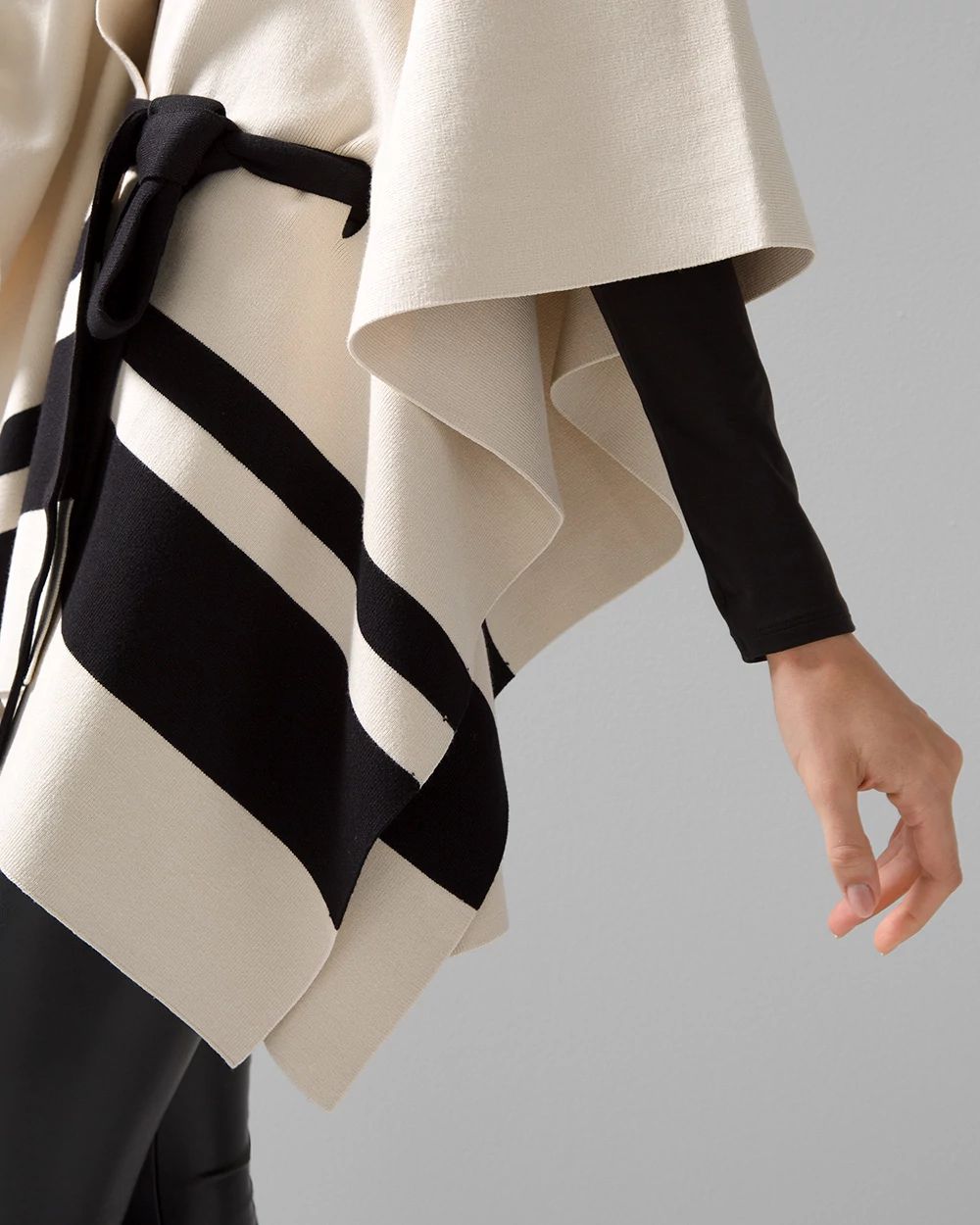 Striped Ruana