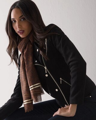 Leopard Oblong Scarf