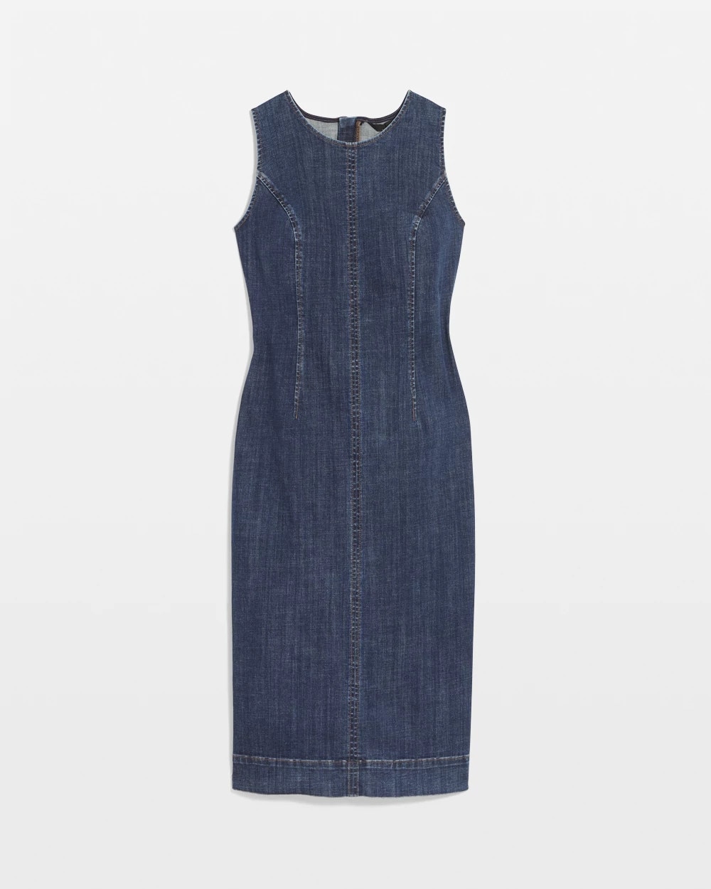 Petite Denim Sheath Dress
