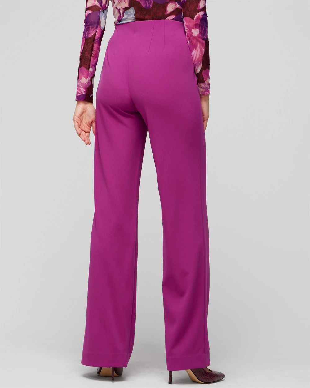 WHBM® Slip On Wide Leg Pant click to view larger image.