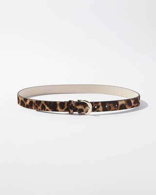 Leopard Haircalf Pant Belt click to view larger image.
