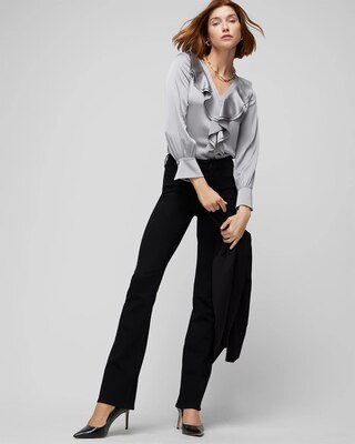 Ruffle Front Blouse