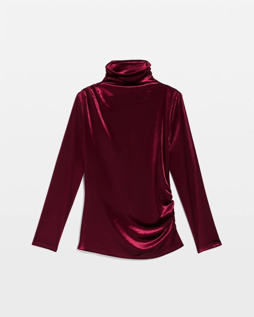 WHBM FORME™ Long Sleeve Velvet Top click to view larger image.