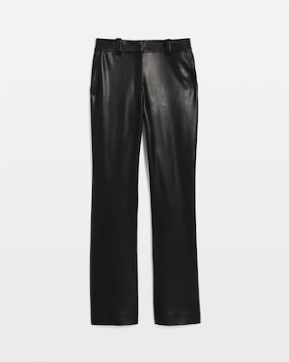 Petite Faux Leather High-Rise Blake Bootcut Pant click to view larger image.