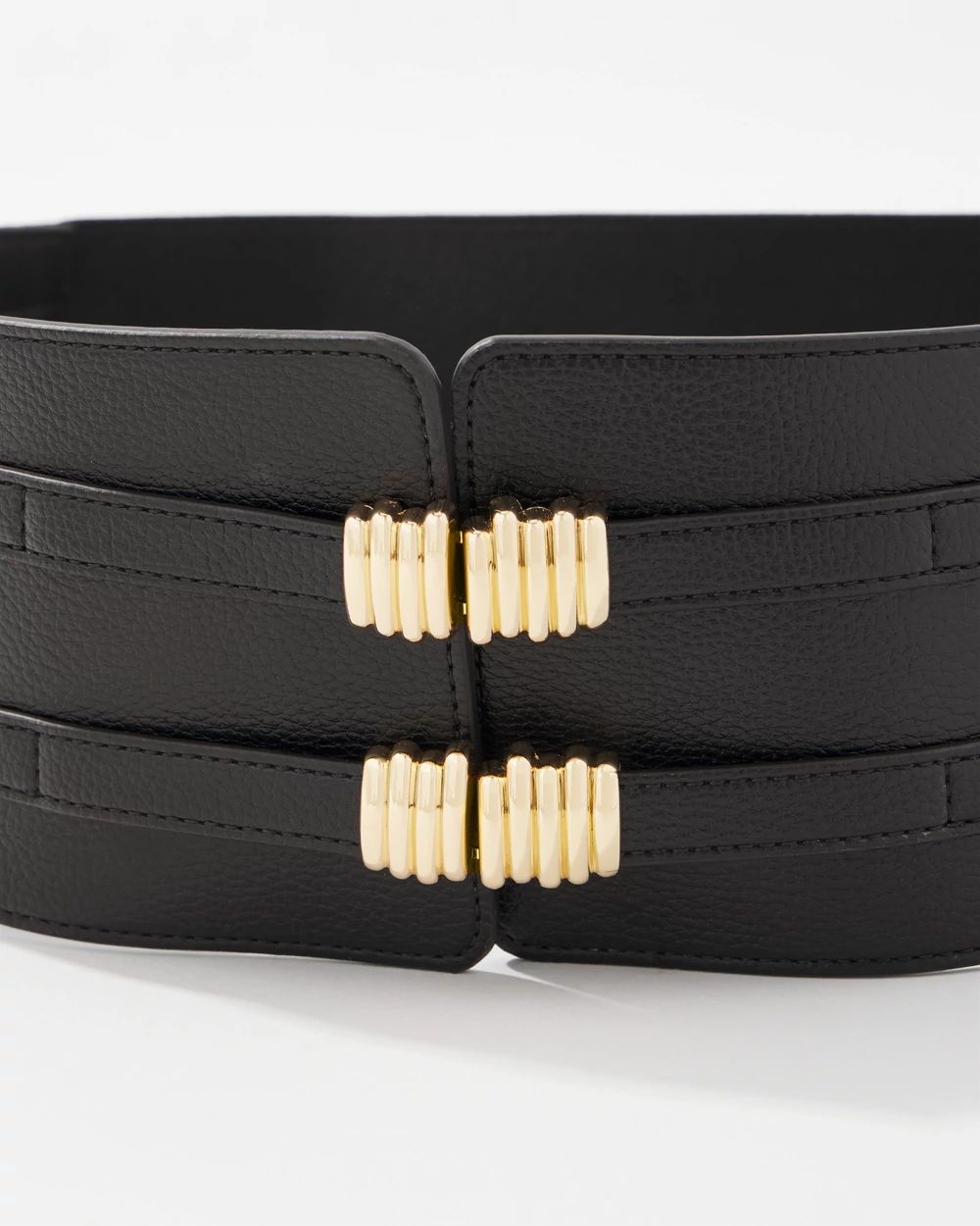 Sculptural Wide Waist Belt