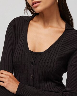 Ribbed Cardigan