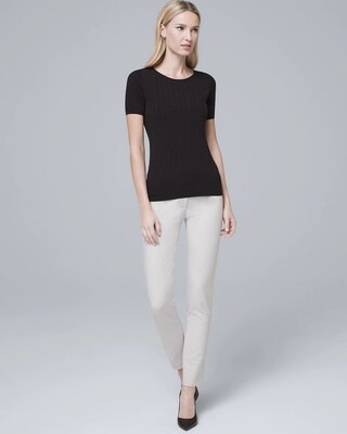 Comfort Stretch Slim Ankle Pants click to view larger image.
