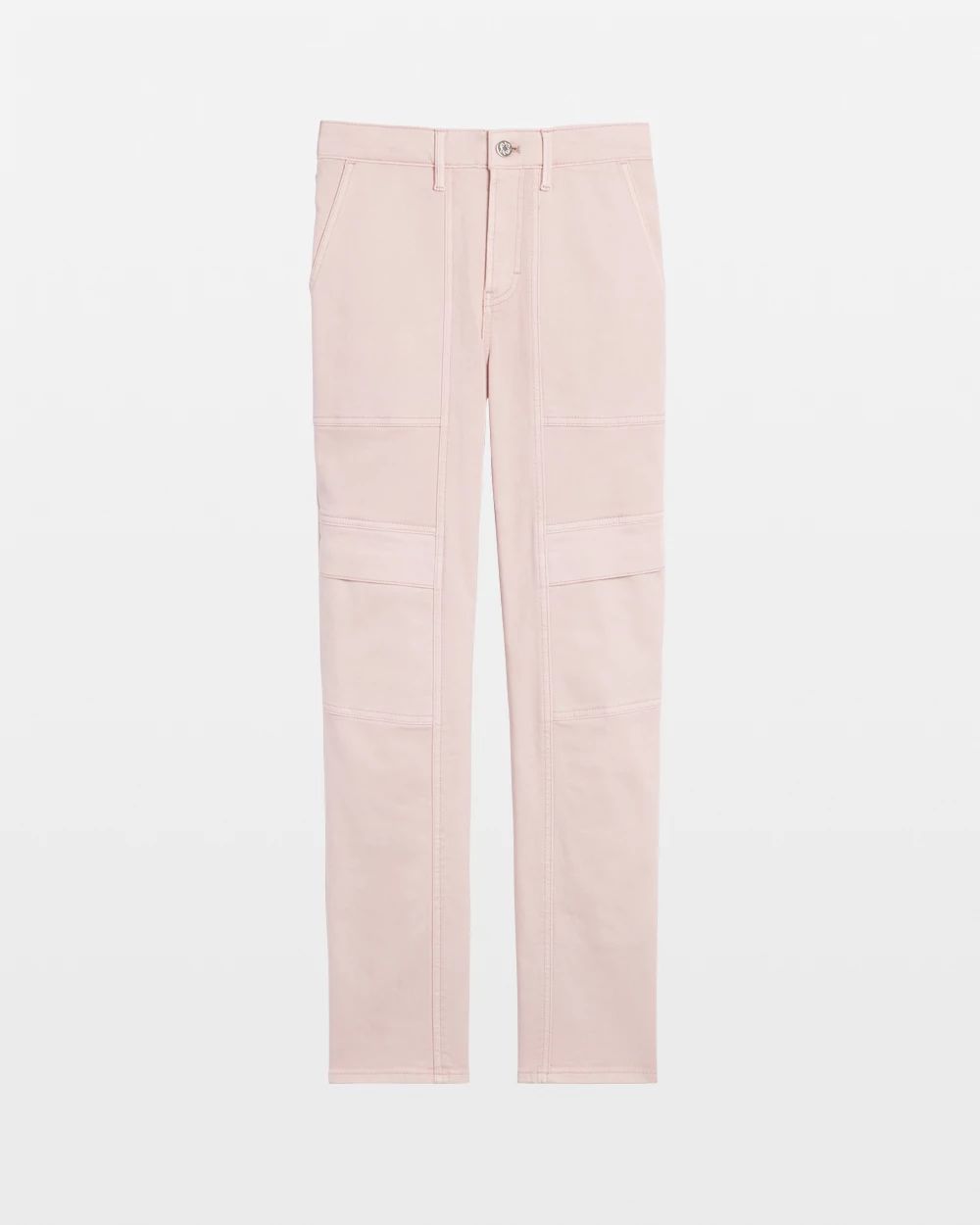 High-Rise Cargo Straight Jean
