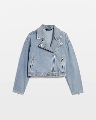 Denim Moto Jacket click to view larger image.