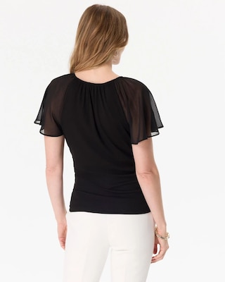 Flutter Sleeve Tee click to view larger image.