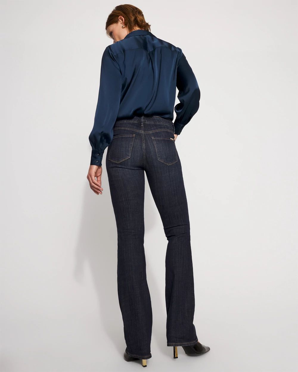 Mid-Rise Bootcut Jeans