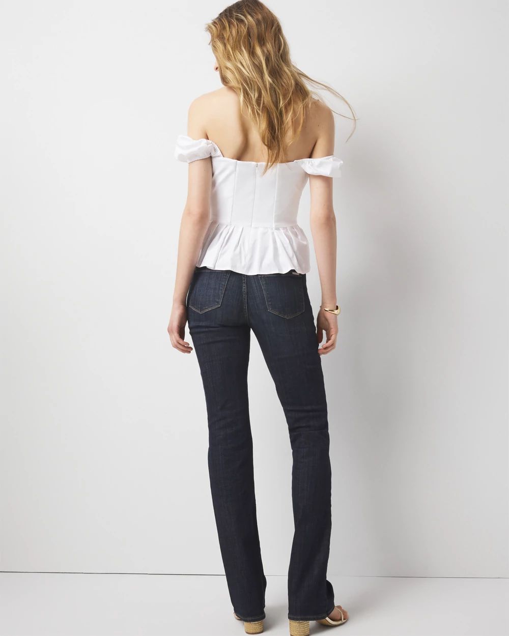 Mid-Rise Bootcut Jeans