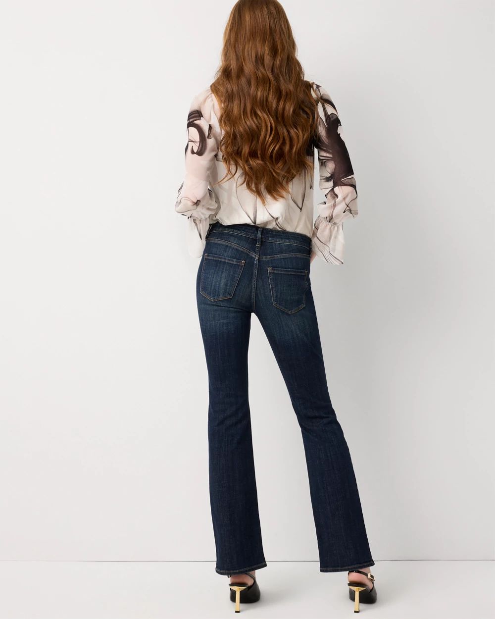 Mid-Rise Bootcut Jeans