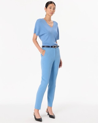 Luxe Stretch High-Rise Elle Slim Ankle Pant click to view larger image.