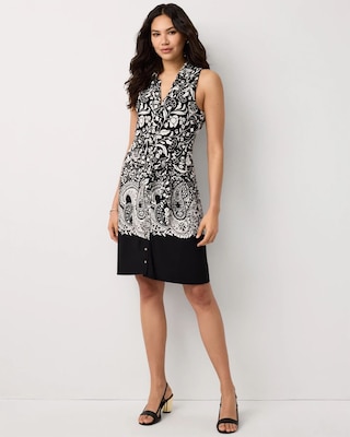 Petite Tie-Waist Shirt Dress