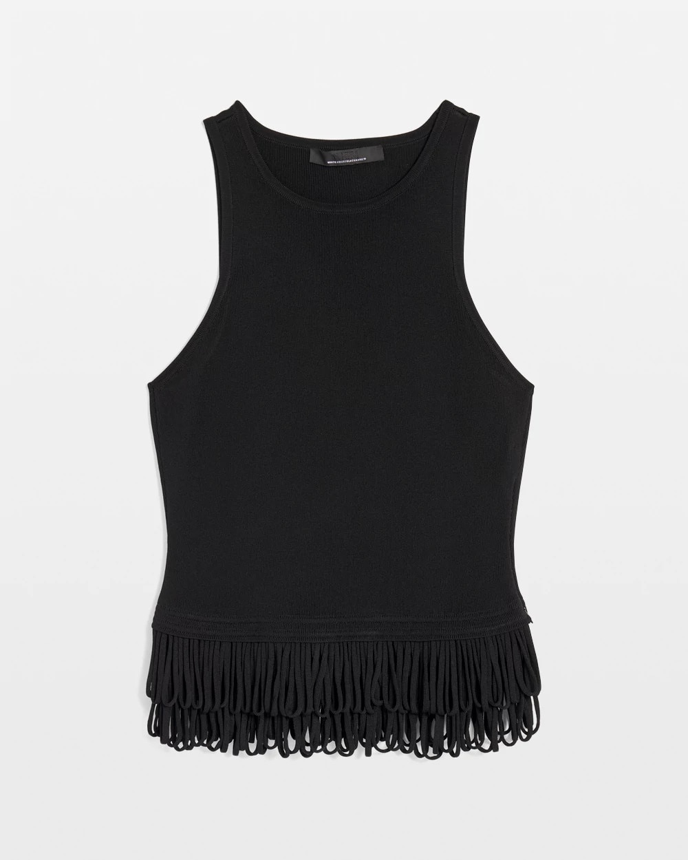 Fringe Hem Sweater Tank