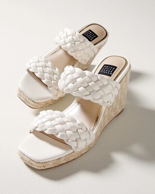 Braided High-Heel Wedge