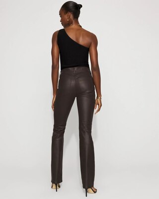 High-Rise Coated Micro Bootcut Jean click to view larger image.