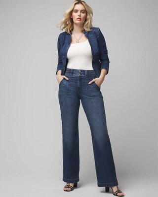 Extra High-Rise Everyday Soft Novelty Waistband Trouser