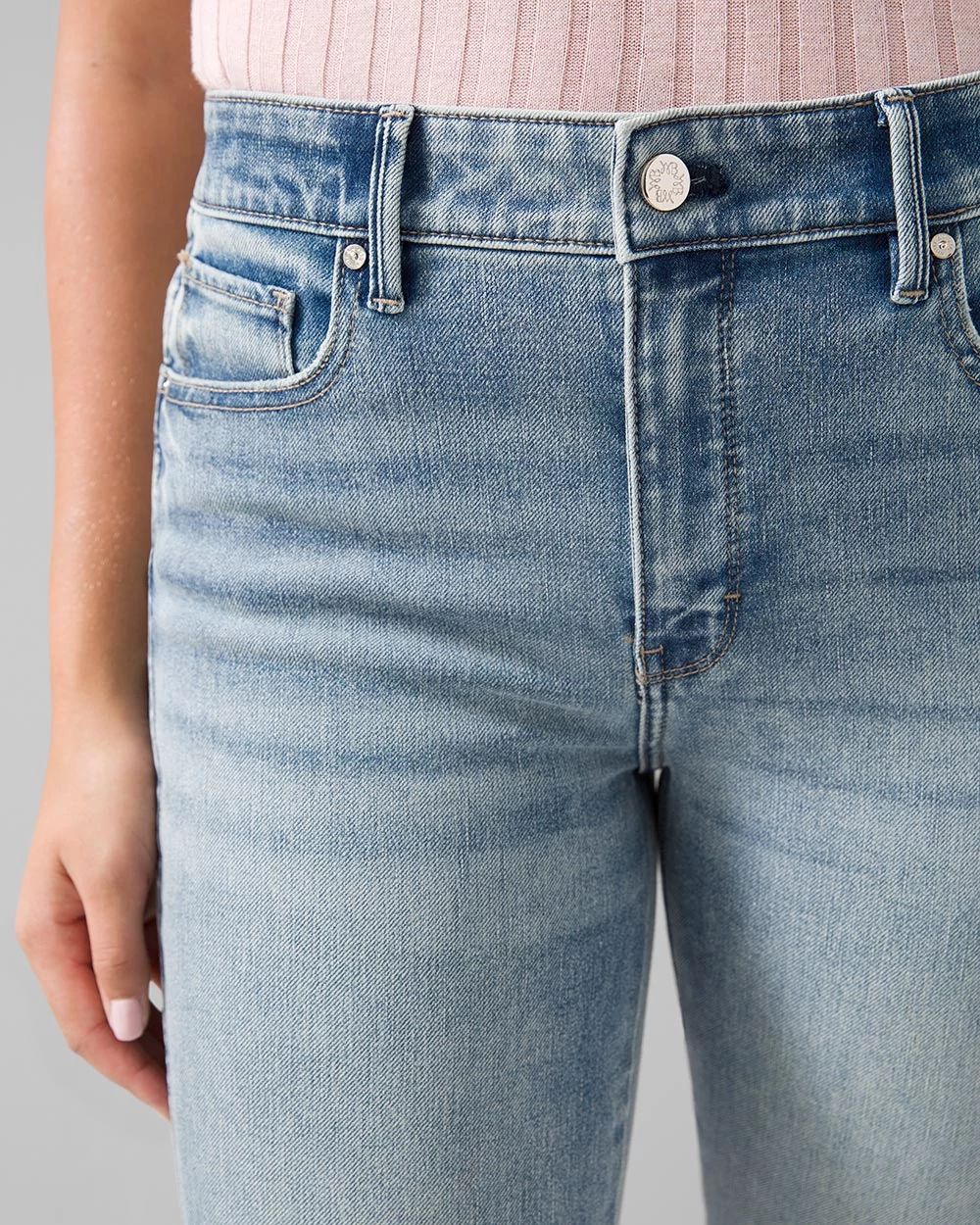 High-Rise Sculpt Straight Jeans