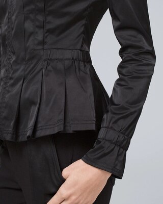 Smocked Anorak Jacket