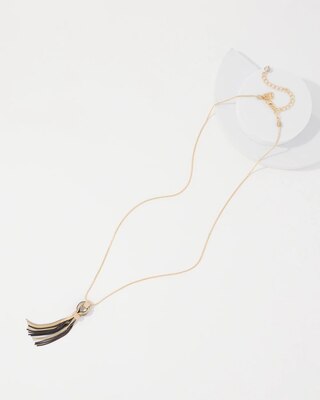Fringe Pendant Necklace click to view larger image.
