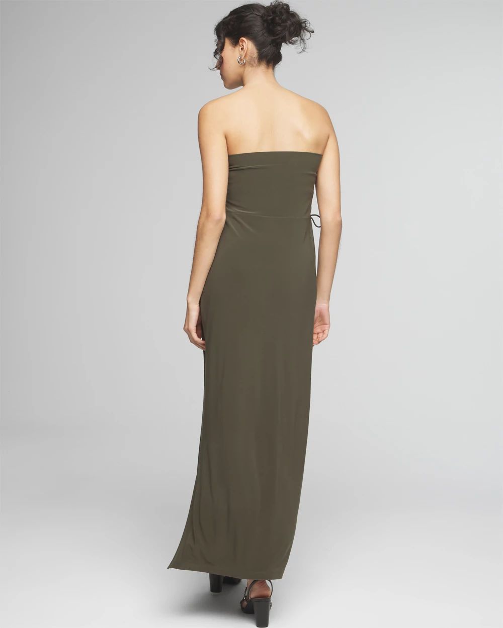 Matte Jersey Convertible Maxi Skirt