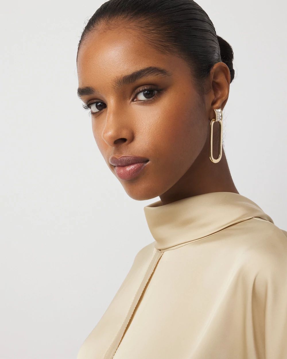 Convertible Drop Stud Earrings click to view larger image.