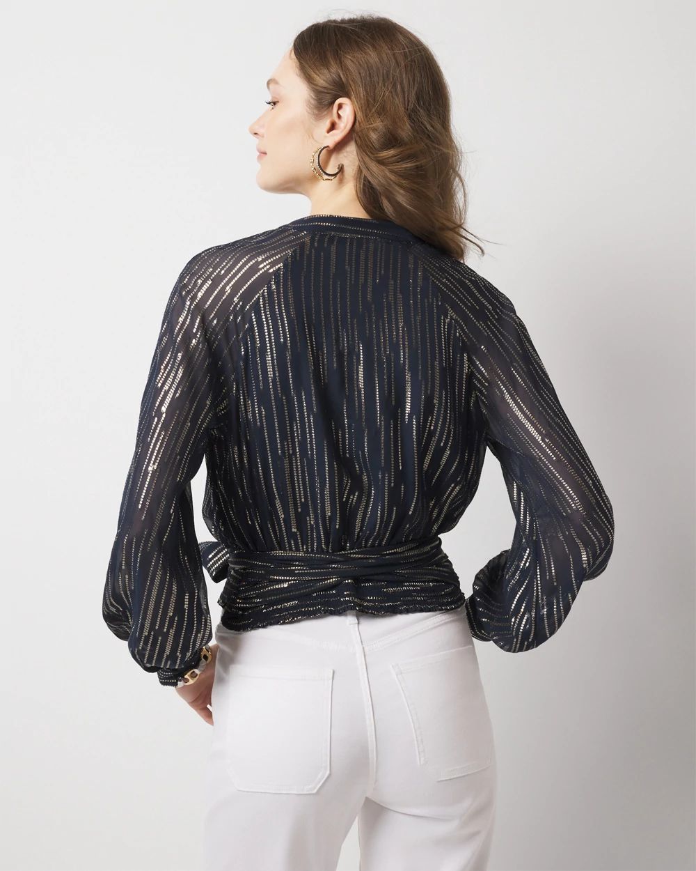 Wrap Waist Blouse