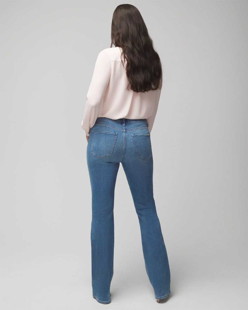 Curvy High-Rise Everyday Soft Bootcut Tab Jeans click to view larger image.