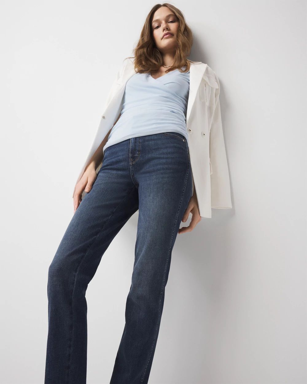 Surplice Mesh Top