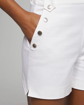 Outlet WHBM Button Shorts