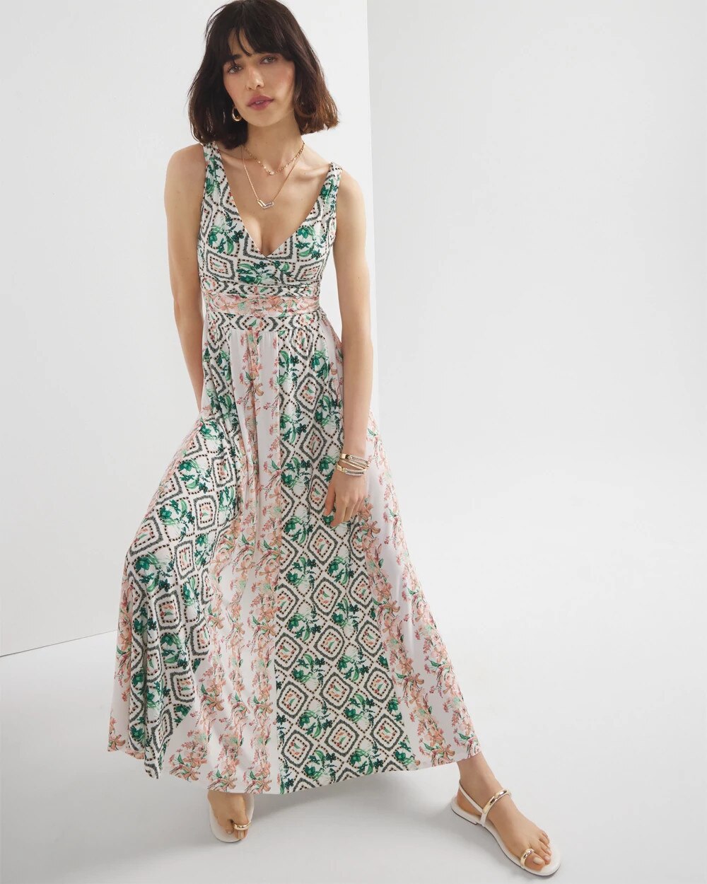 Printed Maxi Dress - image 2