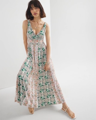 Printed Maxi Dress