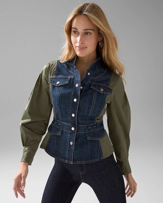 Drama Sleeve Trucker Jacket