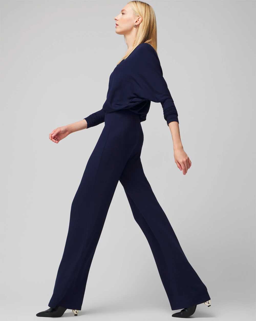 The Passporter   Slip On Wide Leg Pants click to view larger image.