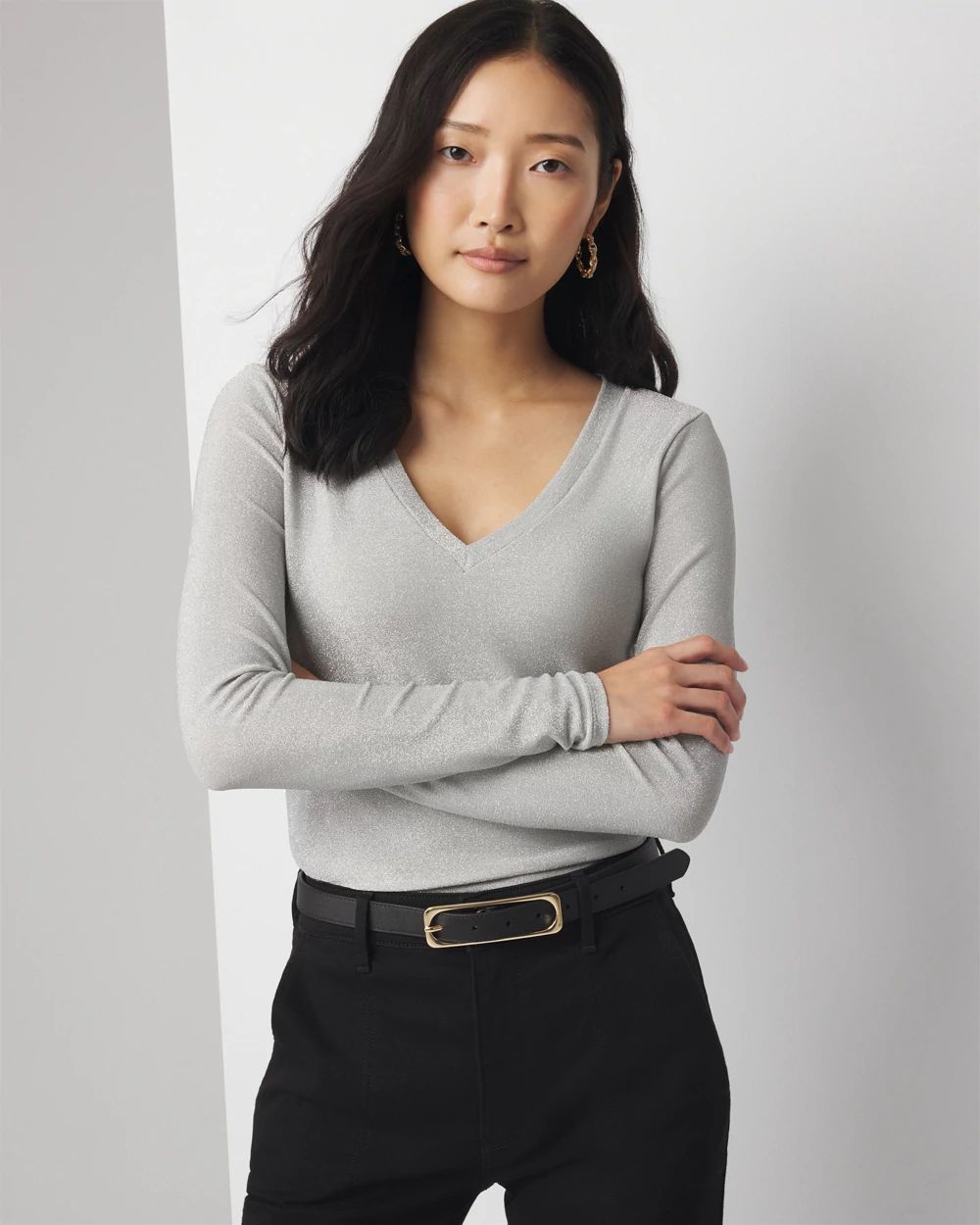 Sparkle Knit Top