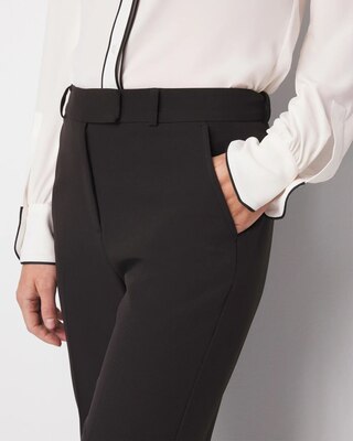 WHBM® Petite Lightweight Luna Wide Leg Trousers click to view larger image.
