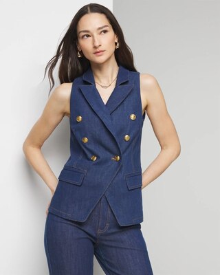 Denim Suiting Vest