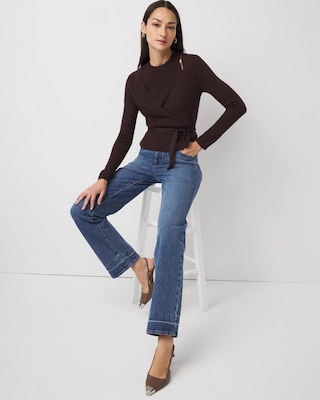 Two-in-One Wrap Cardigan click to view larger image.