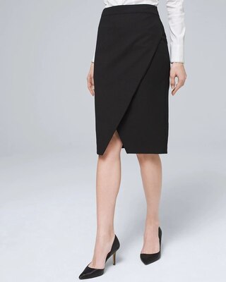 Wrap Pencil Skirt
