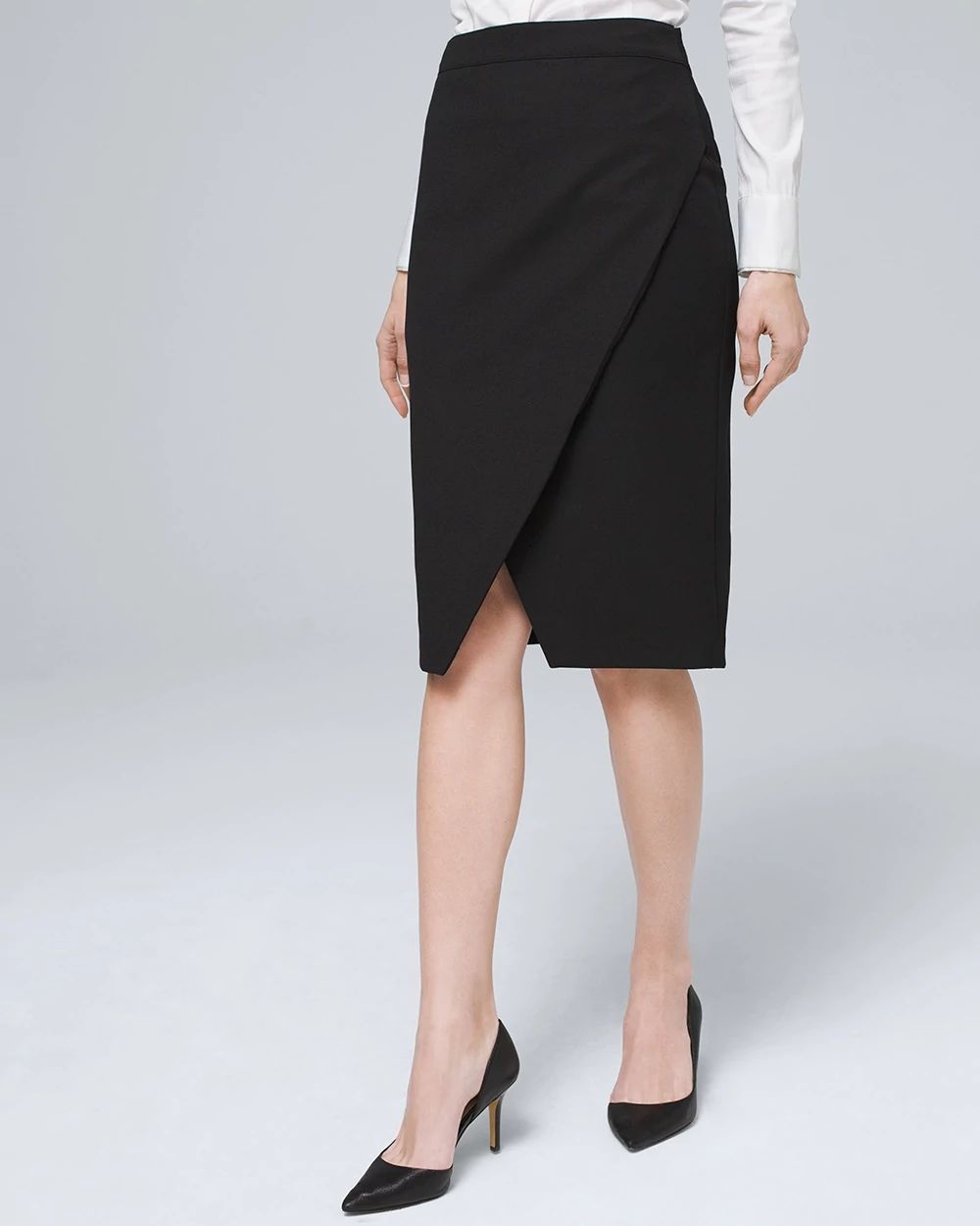 Wrap Pencil Skirt