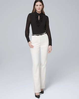 Luxe Suiting Bootcut Pants click to view larger image.