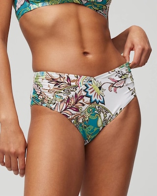 High-Waist Wrap Bikini Bottom